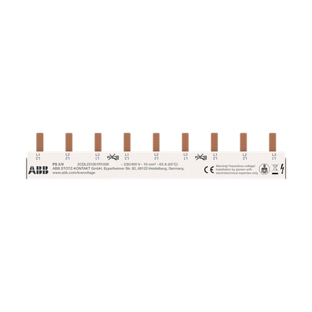 ABB Phasenschiene 2CDL231001R1009 Typ PS3/9 