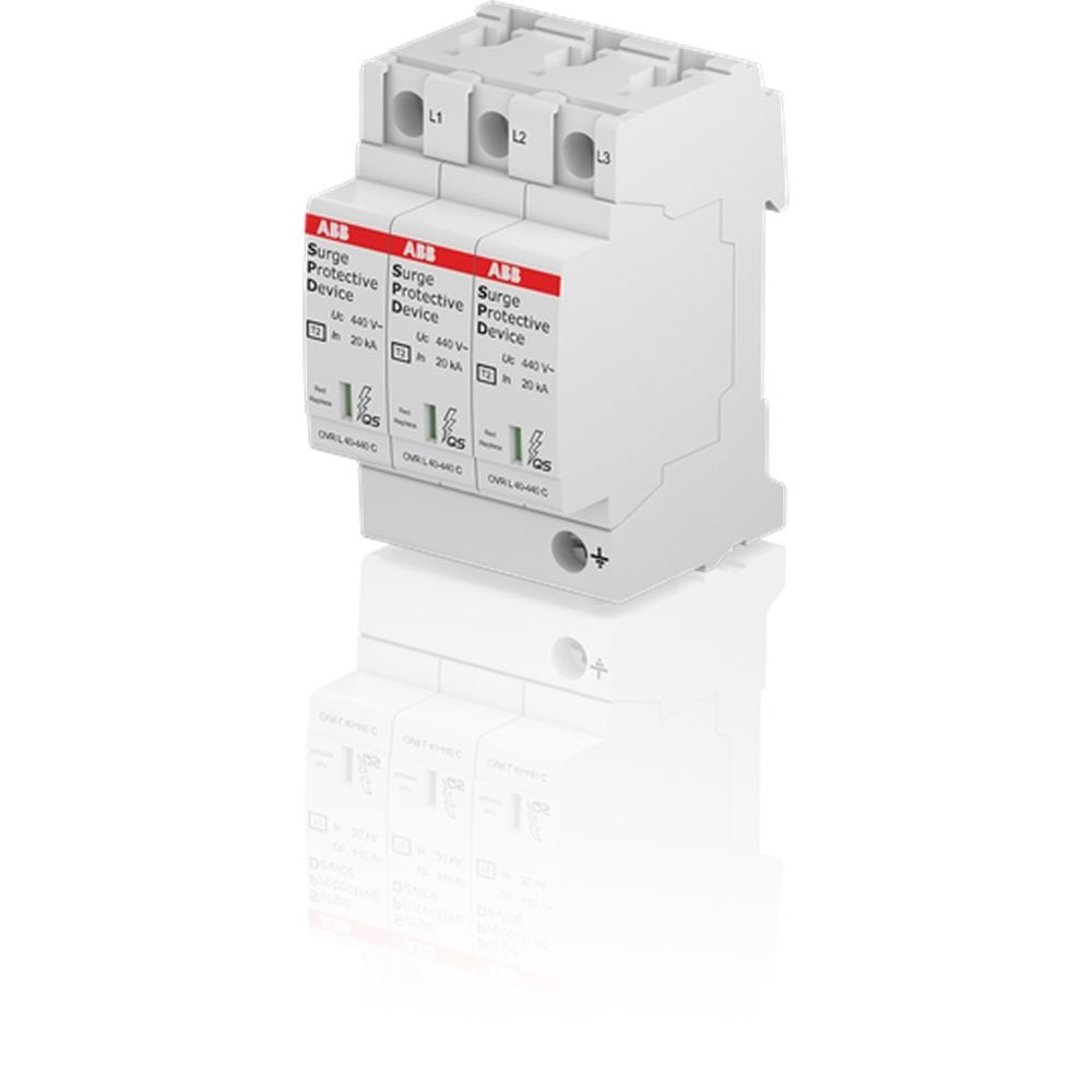 ABB Überspannungsableiter für Energietechnik Stromversorgung 2CTB803873R3400 Typ OVR T2-T3 3L 20-27 