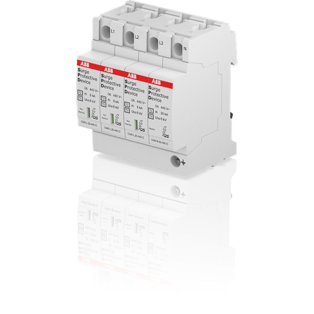 ABB Überspannungsableiter für Energietechnik Stromversorgung 2CTB803973R1300 Typ OVR T2-T3 3N 20-44 