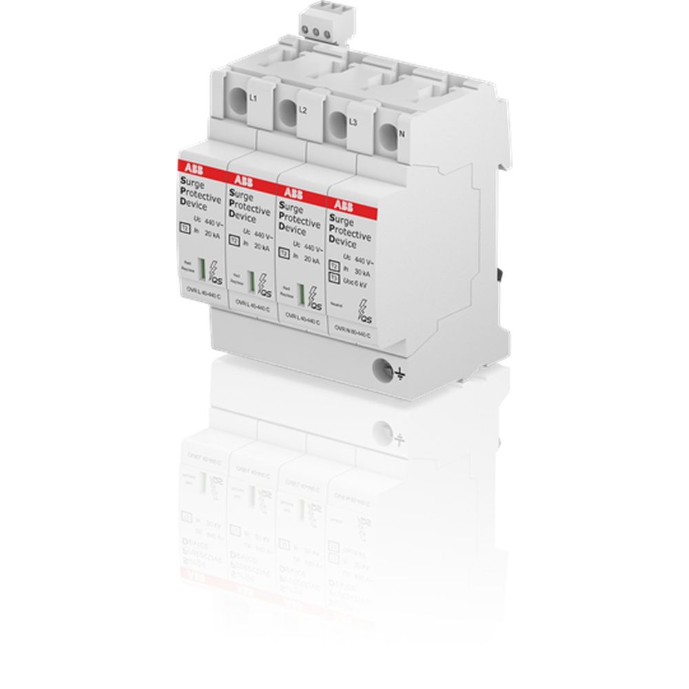 ABB Überspannungsableiter für Energietechnik Stromversorgung 2CTB803973R1500 Typ OVR T2 3N 40-440 P 