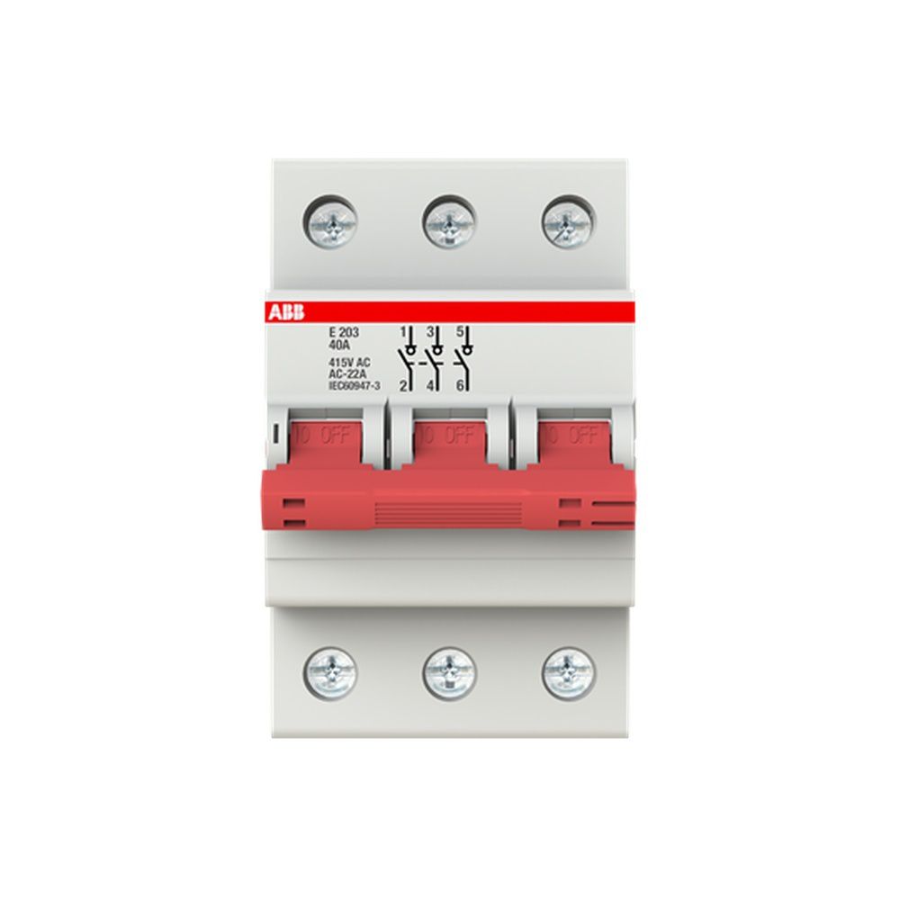 ABB Schalter für Reiheneinbau 2CDE283001R0040 Typ E203/40R 