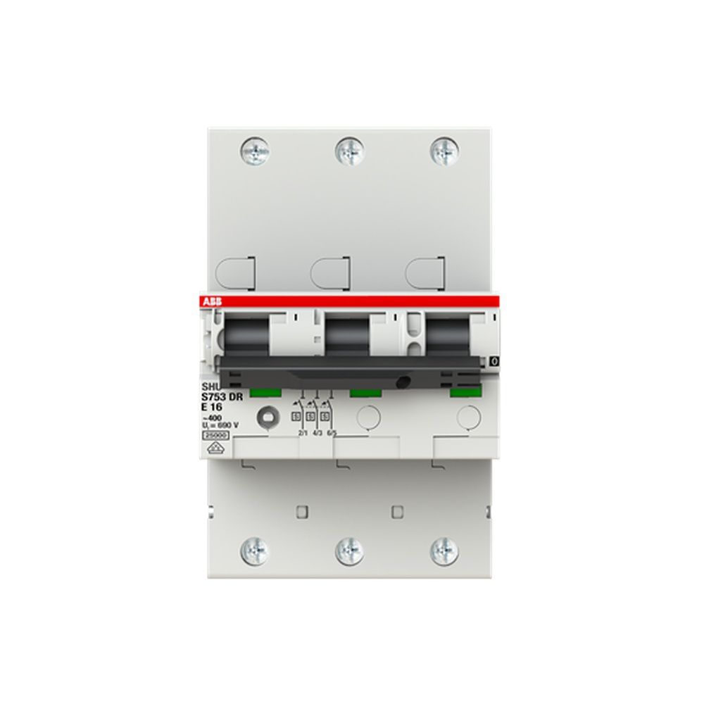 ABB Selektiver Hauptleitungsschutzschalter 2CDH783001R0162 Typ S753DR-E16 