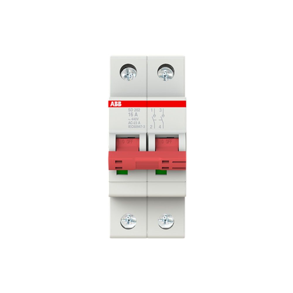 ABB Schalter für Reiheneinbau 2CDD282101R0016 Typ SD202/16 