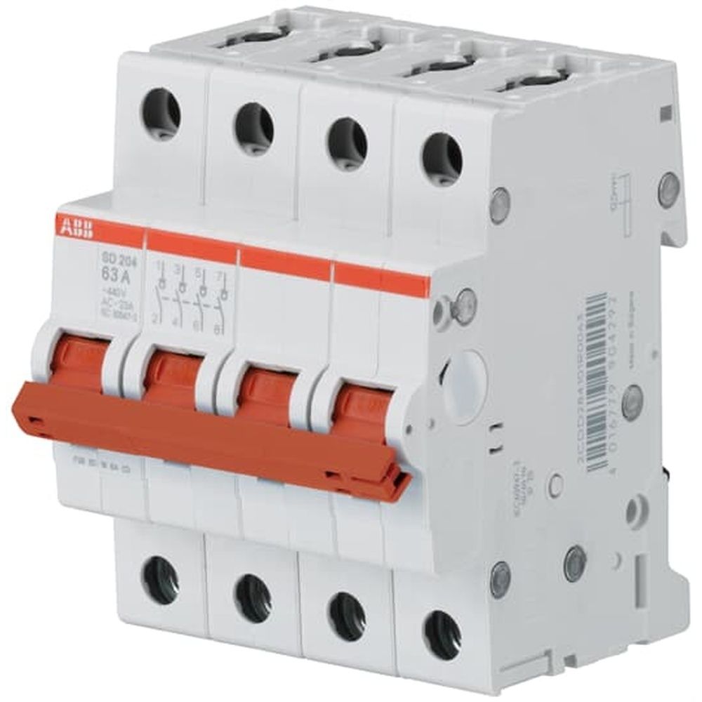 ABB Schalter für Reiheneinbau 2CDD284101R0063 Typ SD204/63 