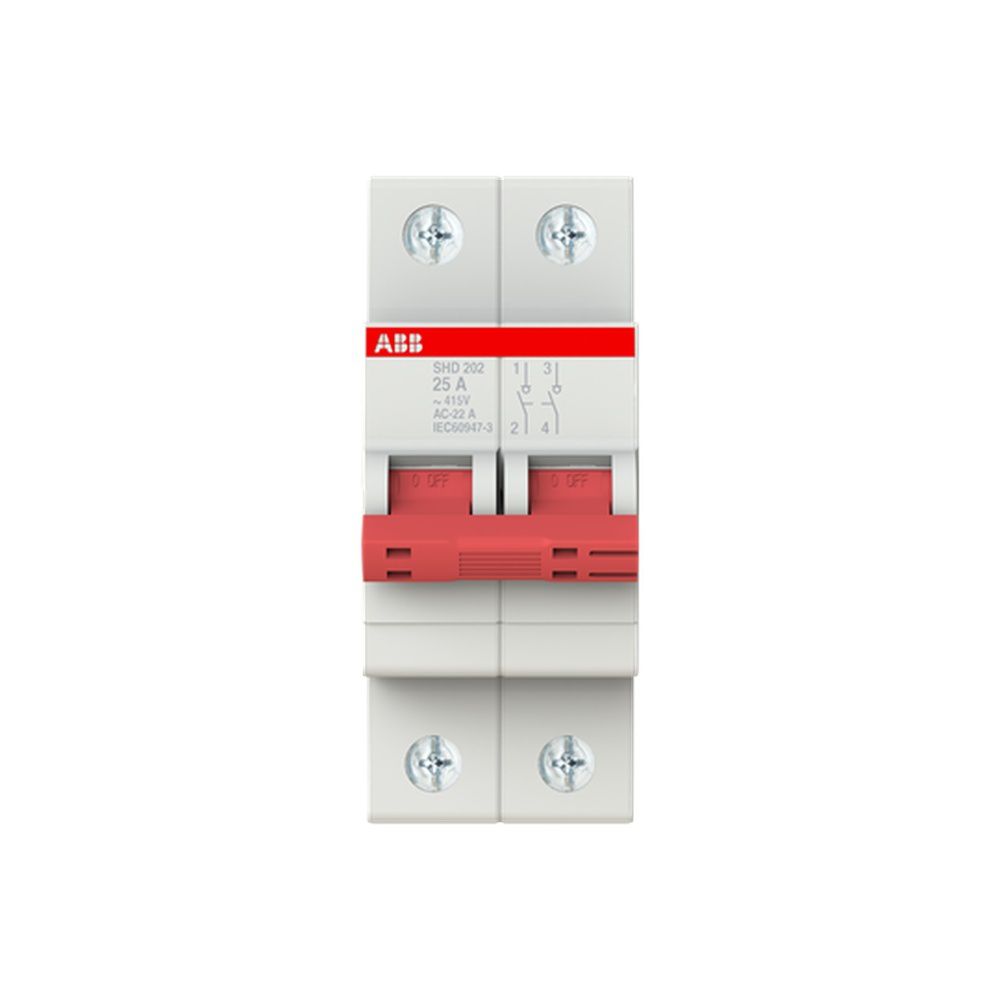 ABB Schalter für Reiheneinbau 2CDD272111R0025 Typ SHD202/25 