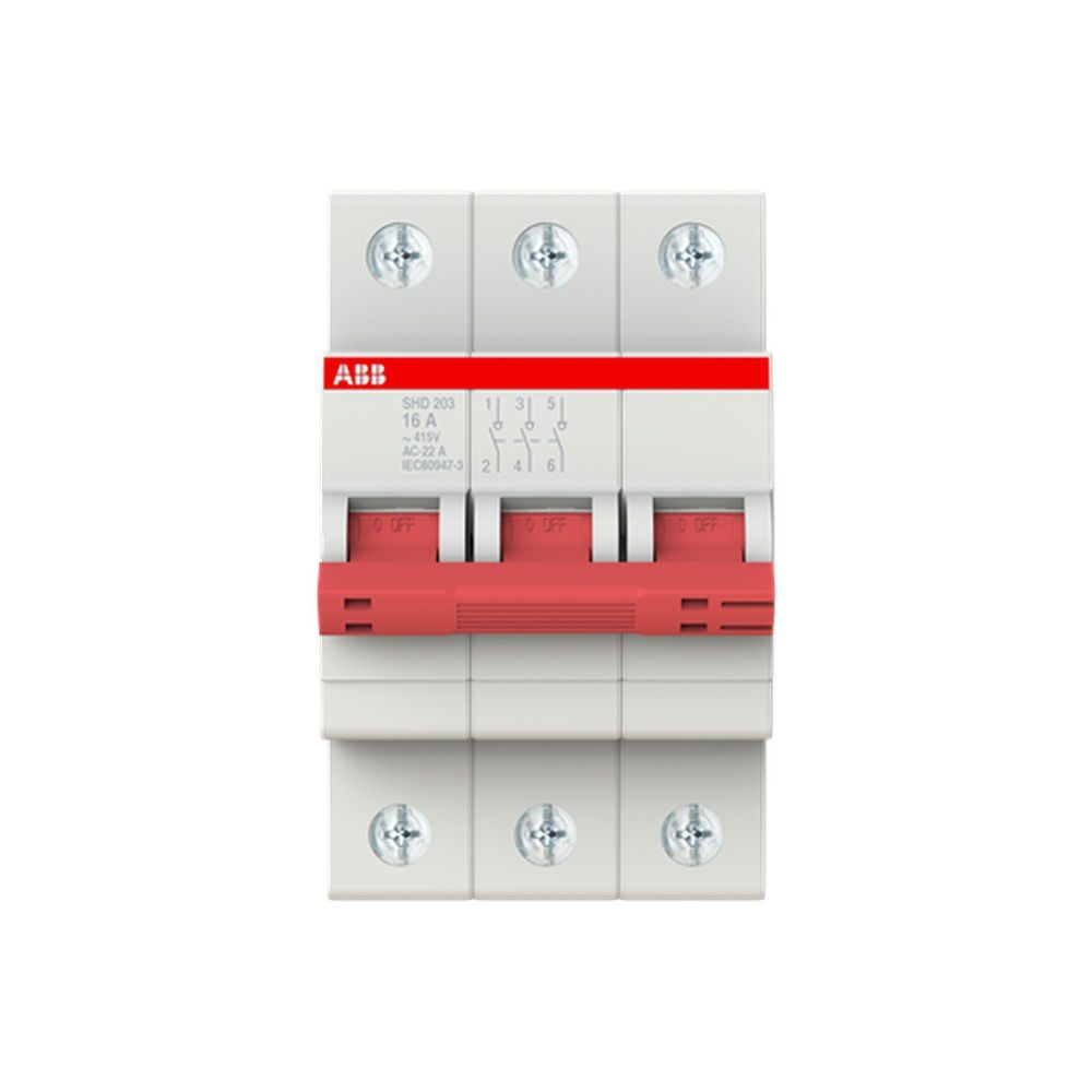 ABB Schalter für Reiheneinbau 2CDD273111R0016 Typ SHD203/16 