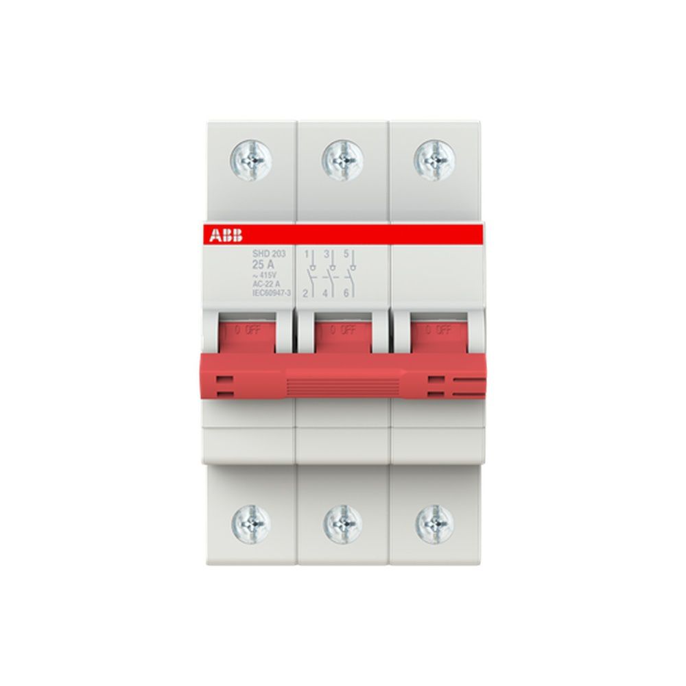 ABB Schalter für Reiheneinbau 2CDD273111R0025 Typ SHD203/25 