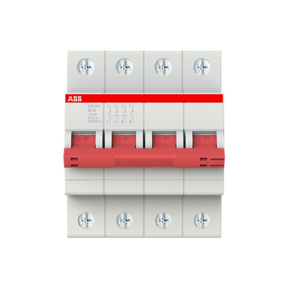 ABB Schalter für Reiheneinbau 2CDD274111R0040 Typ SHD204/40 
