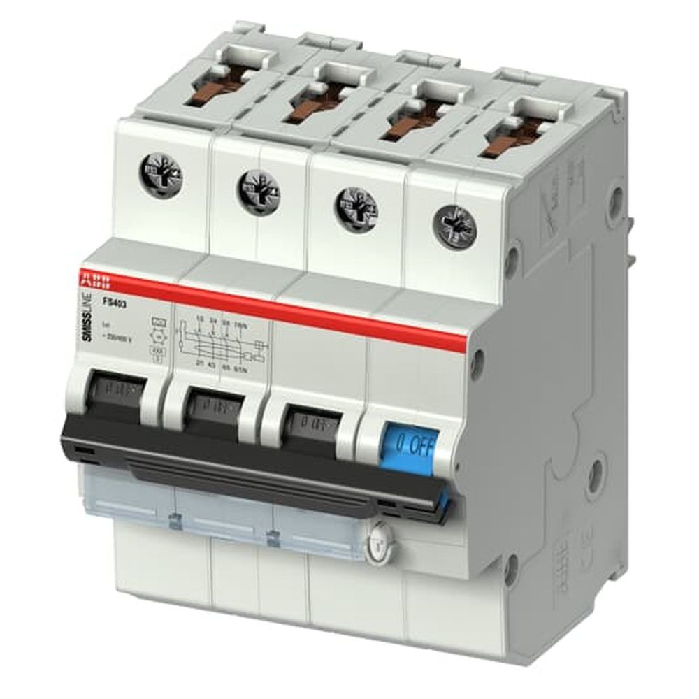 ABB Kombination FI Schalter Leitungsschutzschalter 2CCL564110E0134 Typ FS403M-C13/0.03 