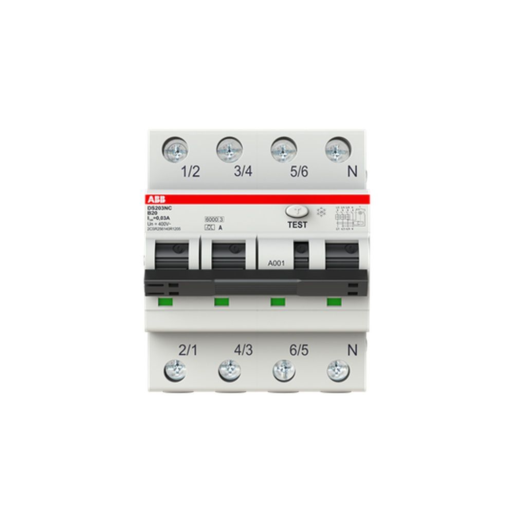 ABB Kombination FI Schalter Leitungsschutzschalter 2CSR256140R1205 Typ DS203NCA-B20/0,03 