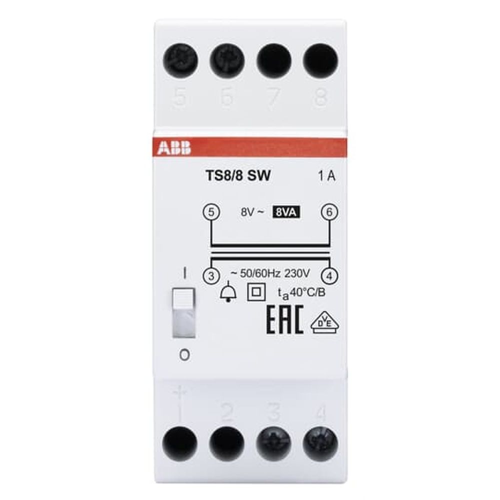 ABB Klingeltransformator 2CSM081302R0811 Typ TS8/8SW 