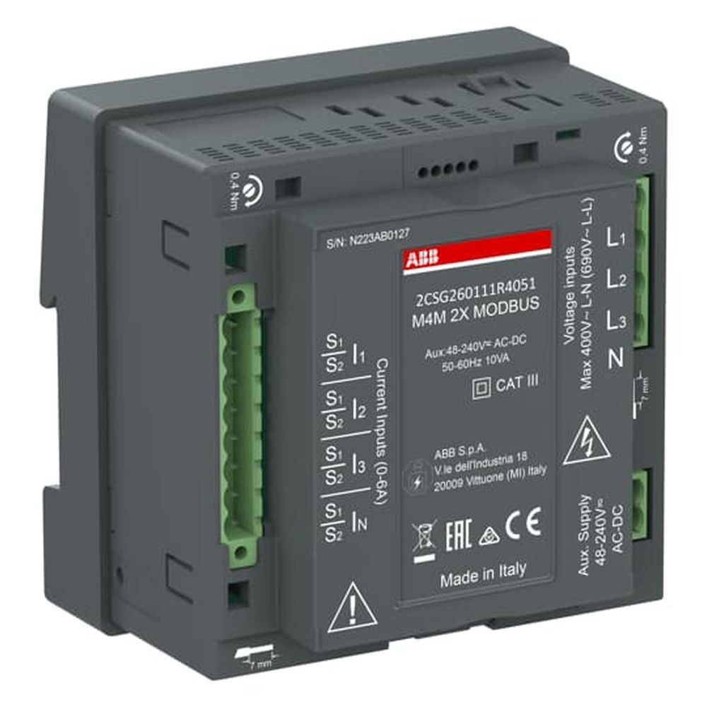 ABB Elektrizitätszähler 2CSG239075R4051 Typ M4M 2X MODBUS PQ1 