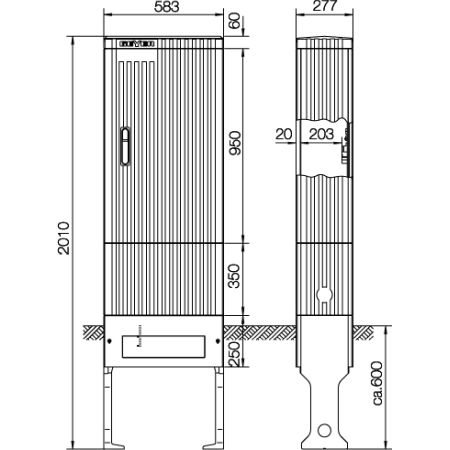 ABN Anschlusssäule SL205VT