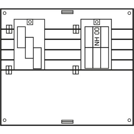 ABN Sammelschienen Feld PAR253N