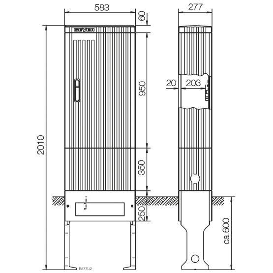 ABN Anschlusssäule SL205P