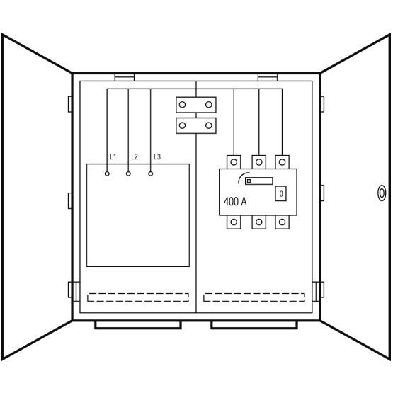 ABN Wandlermessschrank WMS111-55