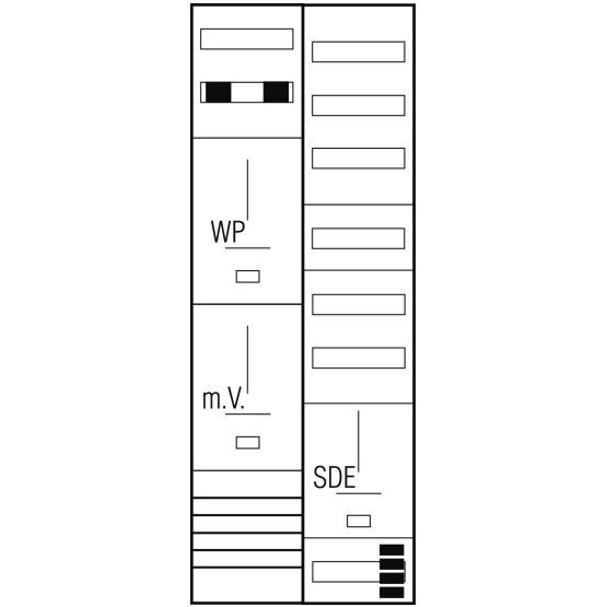 ABN Komplett Zählerplatz  Z29D414N