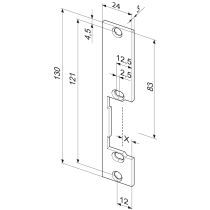 Assa Abloy Flachschließblech -------19B35-01 EAN Nr. 4042203378803