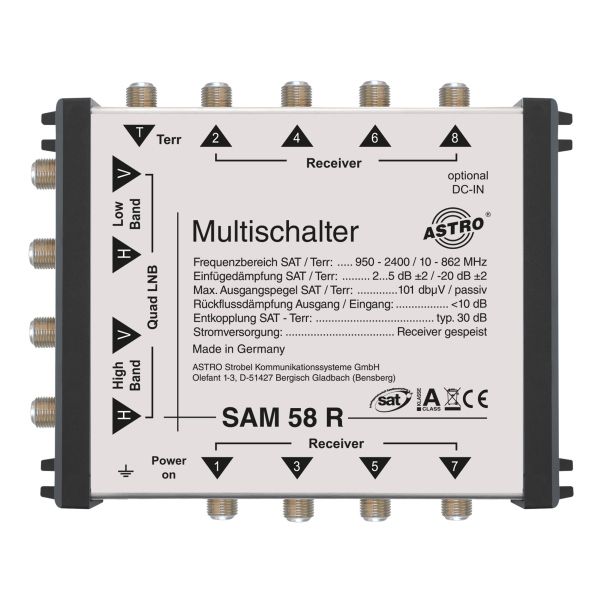 Astro Multischalter 360511 Typ SAM58R