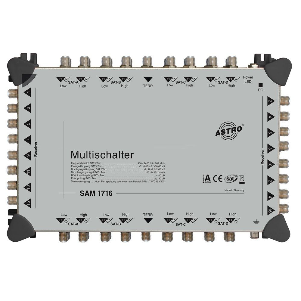 Astro Multischalter 360716 Typ SAM1716