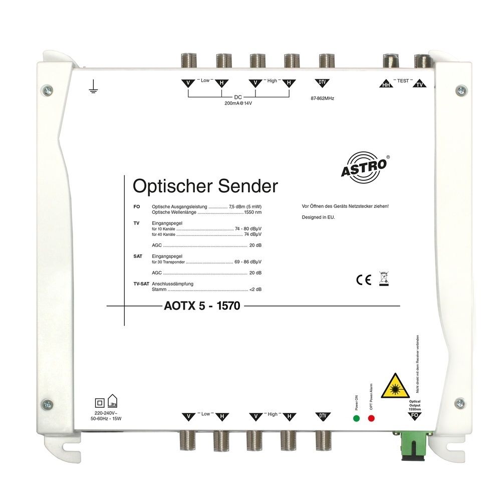 ASTRO Strobel Optischer Sender 00390104 Typ AOTX 5 1570 