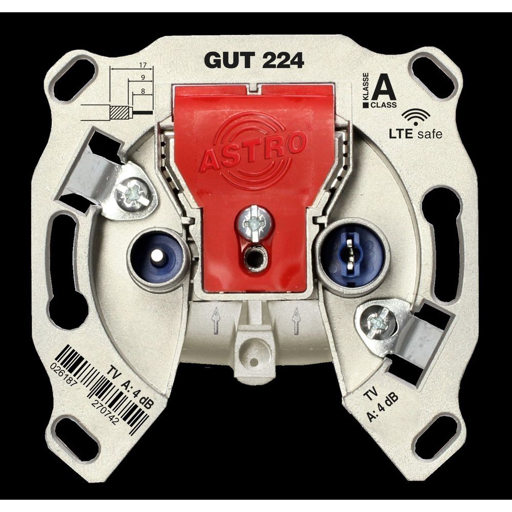Astro Strobel Antennensteckdose 00540101 Typ GUT 224