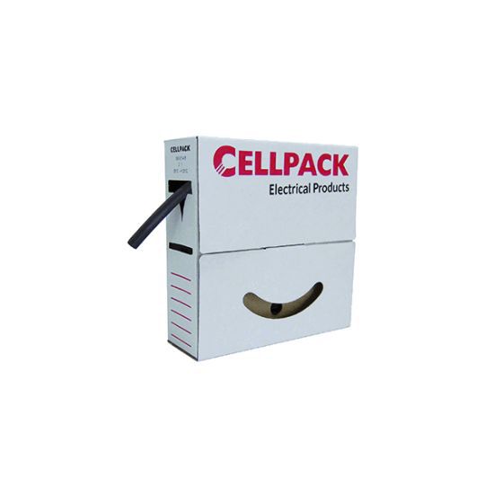 Cellpack Warmschrumpfschlauch 127034 Typ SB/2.4-1.2/schwarz/15m 