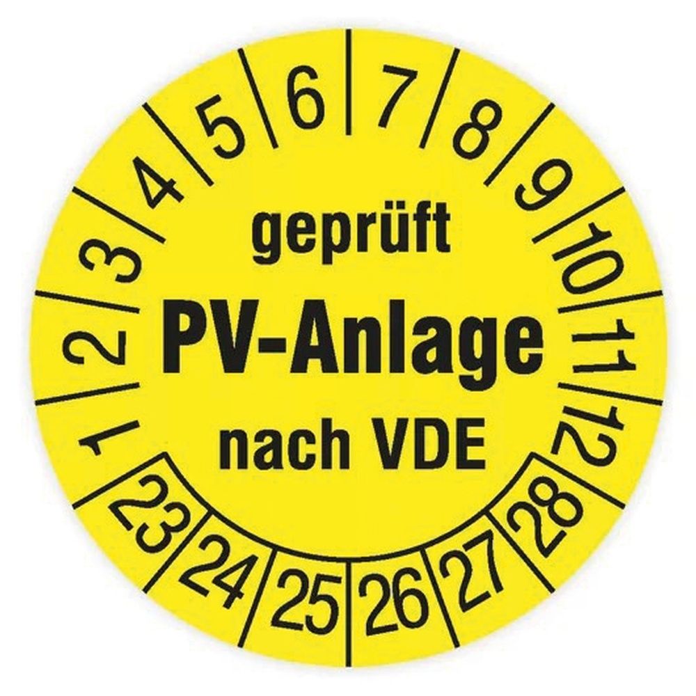 Cimco Prüfplakette 182703 Preis per VPE von 108 Stück