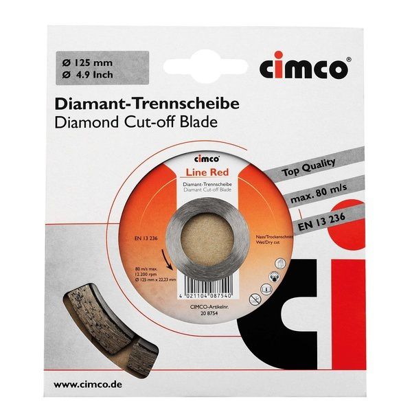 Cimco Diamant-Trennscheiben 208754 EAN Nr. 4021104087540