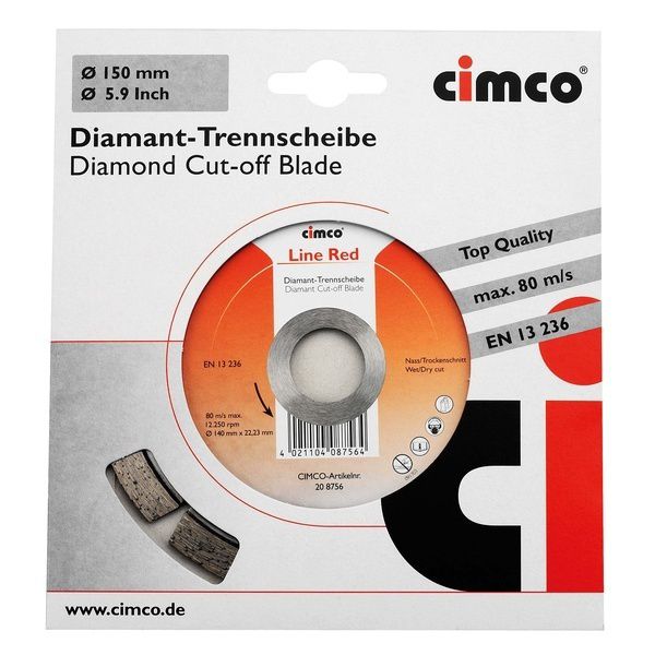 Cimco Diamant-Trennscheiben 208756 EAN Nr. 4021104087564
