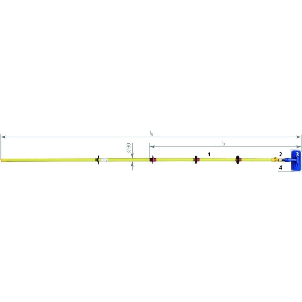 Dehn + Söhne Isolierstangenset 766340 Typ IS 25 ZK RK 3160 