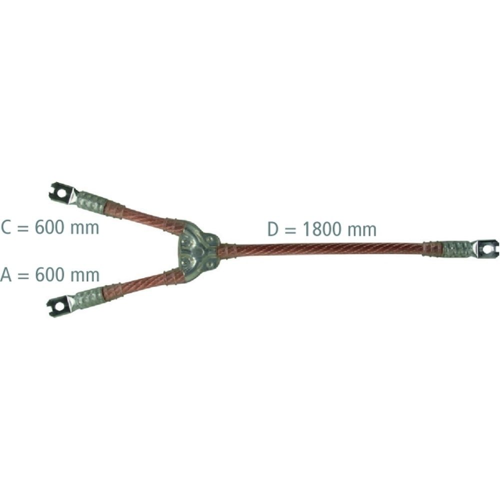 Dehn + Söhne Kurzschließseile VJ13VWW Typ EKV2+0 50 G VJ13VWW 