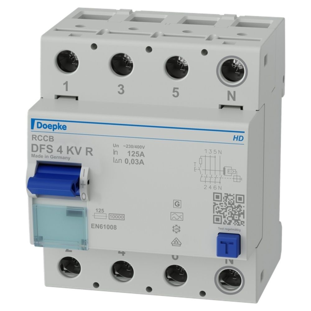 Doepke FI Schutzschalter 09174919HD Typ DFS4 125-4/0,03-A KV R HD