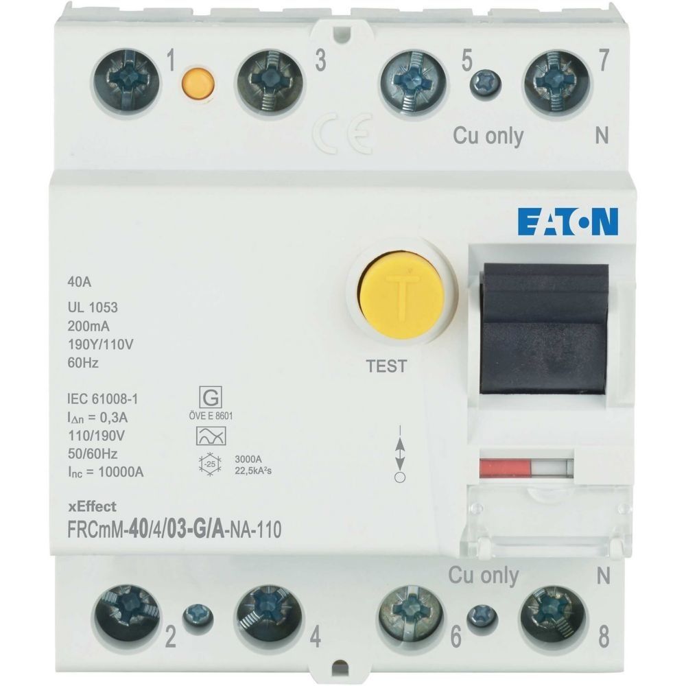 Eaton FI Schalter 167709 Typ FRCMM-40/4/03-G/A-NA-110 