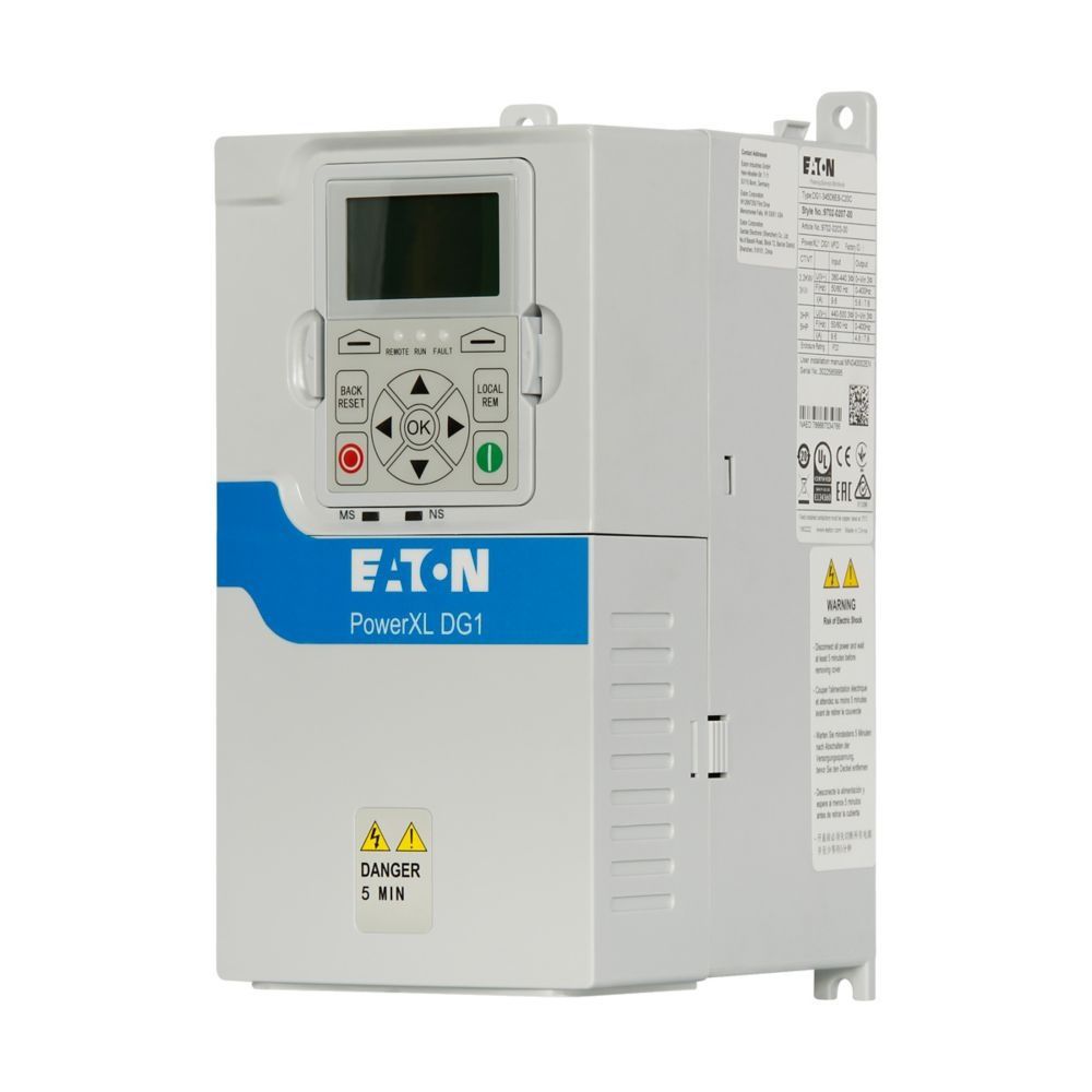 Eaton Frequenzumrichter 9702-0203 Typ DG1-345D6EB-C20C 