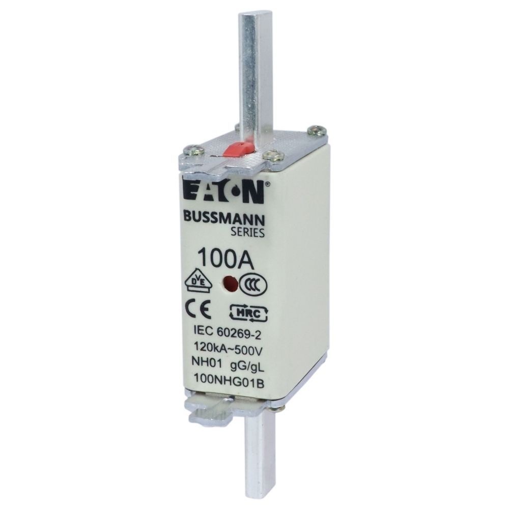 Eaton Sicherungseinsatz 100NHG01B Typ NH FUSE 100A 500V GL/GG SIZE 01 DUAL Preis per VPE von 3 Stück