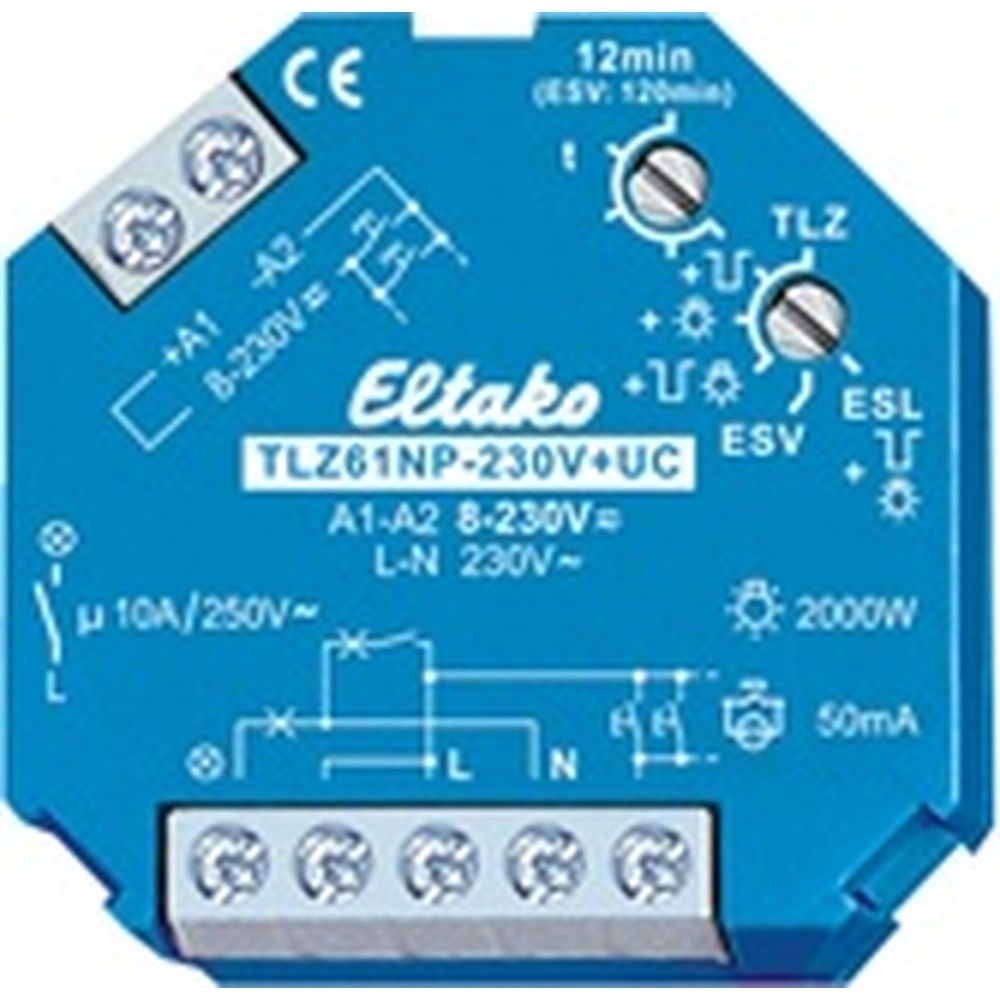 Eltako Treppenlicht Zeitschalter 61100301 Typ TLZ61NP-230V+UC