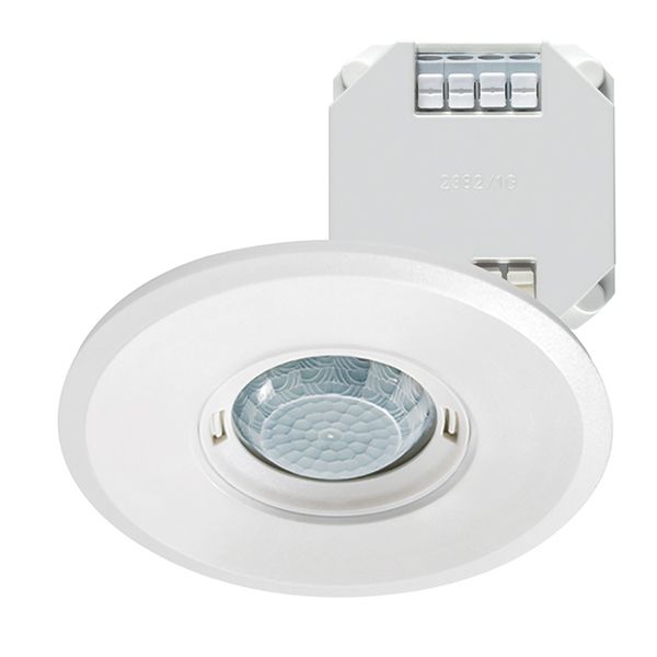 ESYLUX Decken Präsenzmelder EP10428661 Typ PD-FLAT 360i/8 LARGE ROUND WHITE DALI SET 