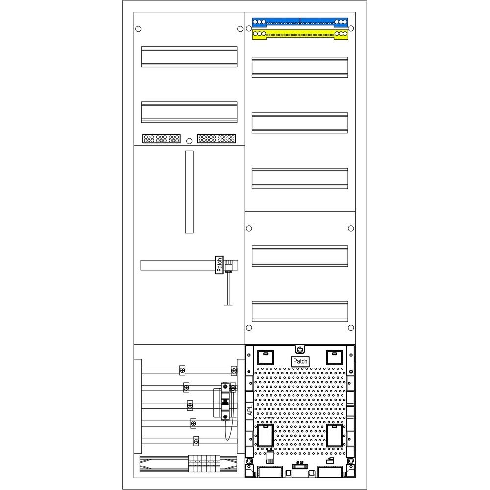 f-tronic Zählerschrank ZE106APZ-TBEHZ Nr. 7120758 