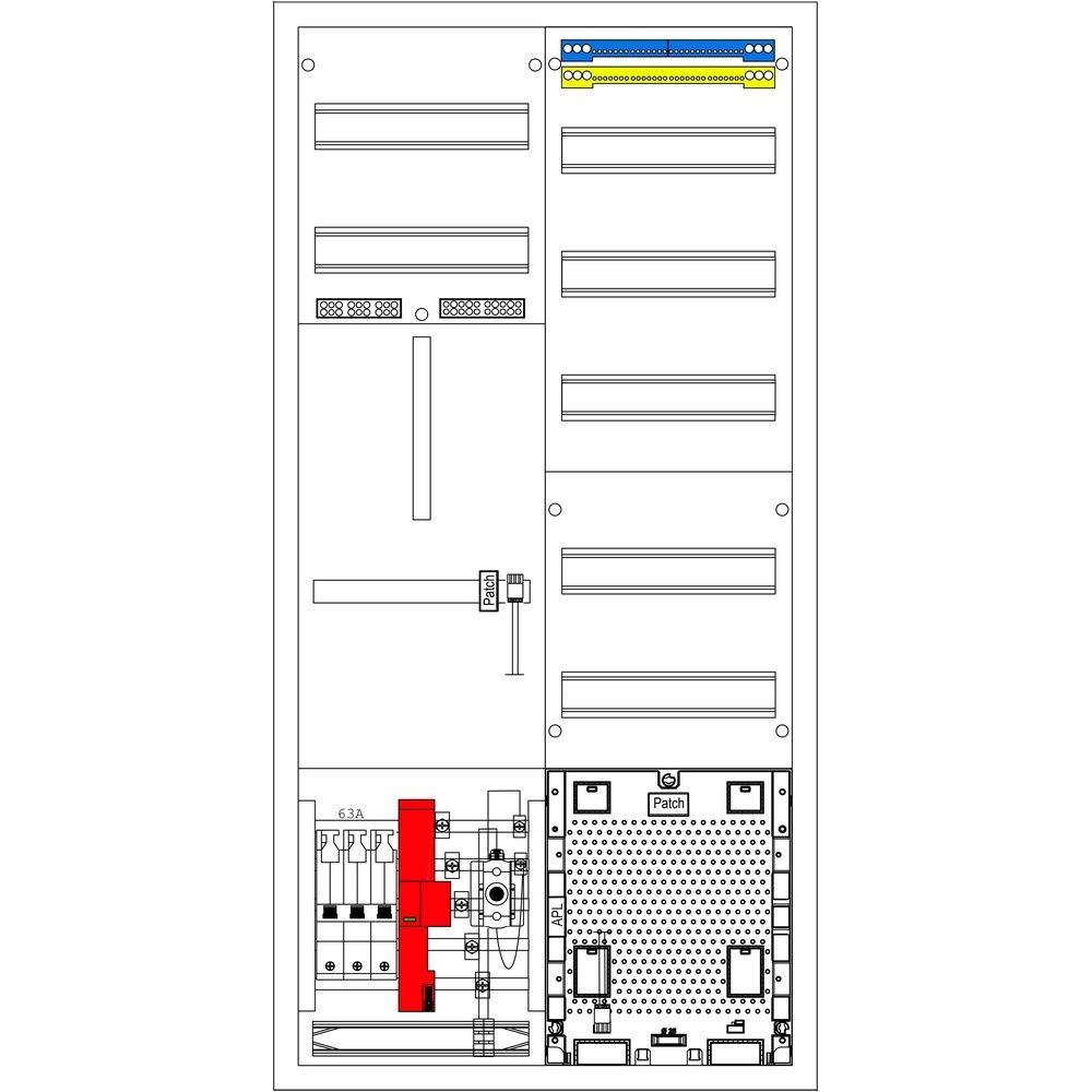 f-tronic Zählerschrank ZE106APZ-0063-TCEHZ Nr. 7120767 