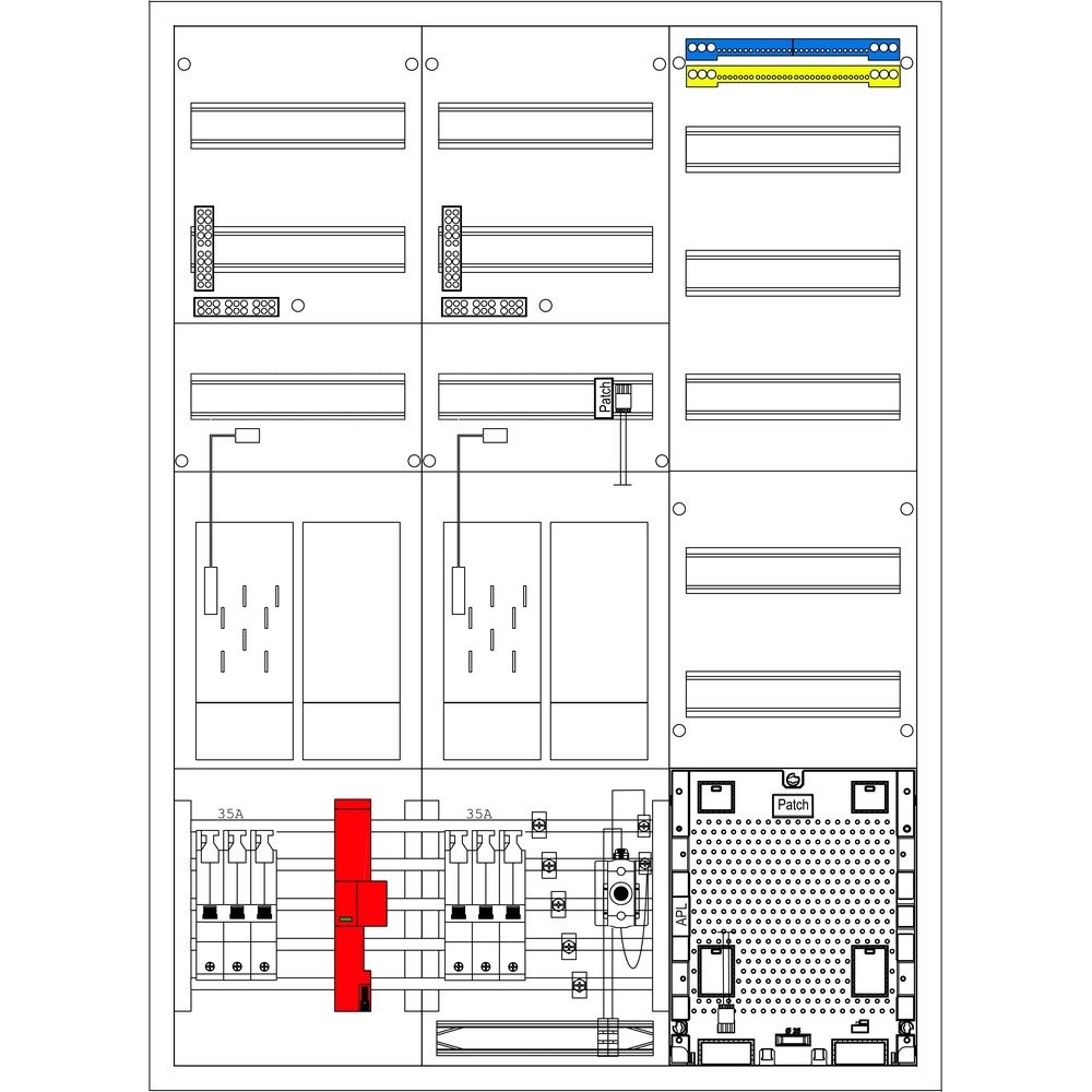 f-tronic Zählerschrank EHZ61APZ-0035-TCEHZ Nr. 7120862 