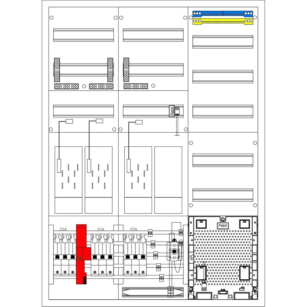 f-tronic Zählerschrank EHZ62APZ-0035-TCEHZ Nr. 7120869 