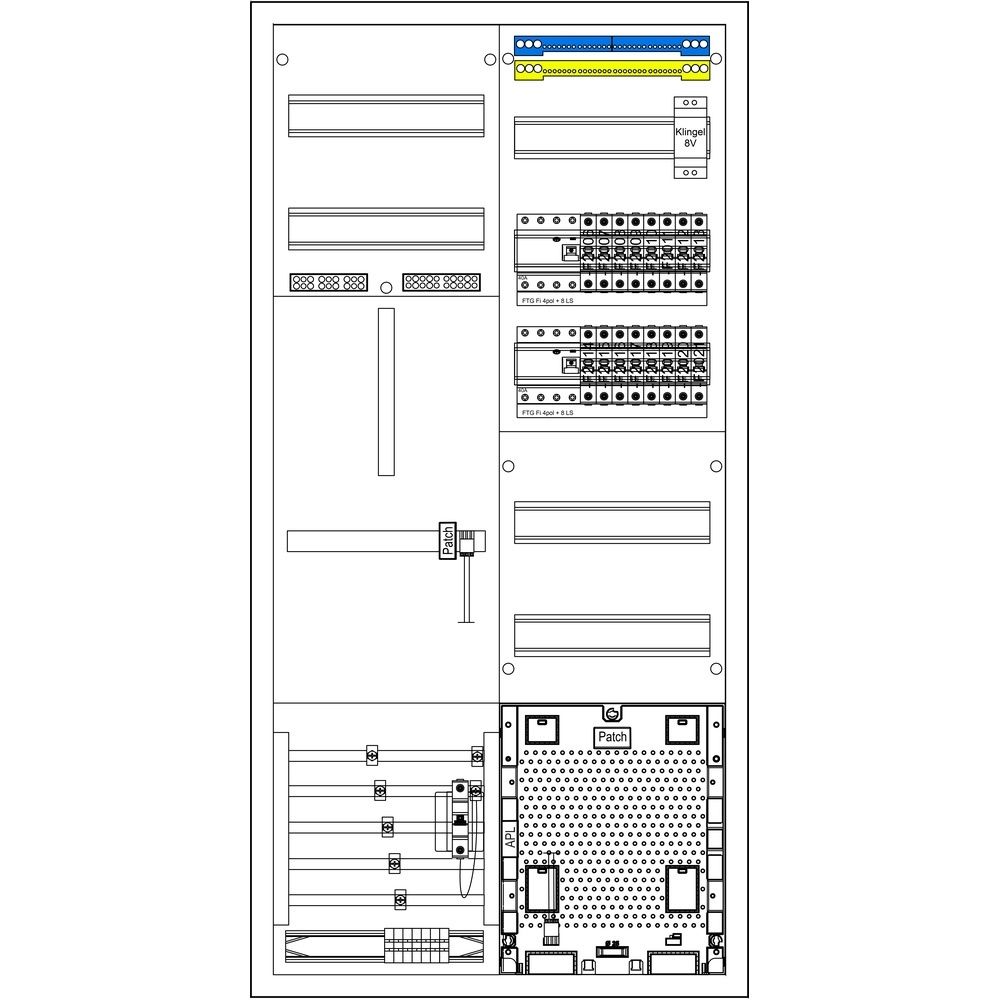 f-tronic Zählerschrank ZE106Z1 Nr. 7120766 