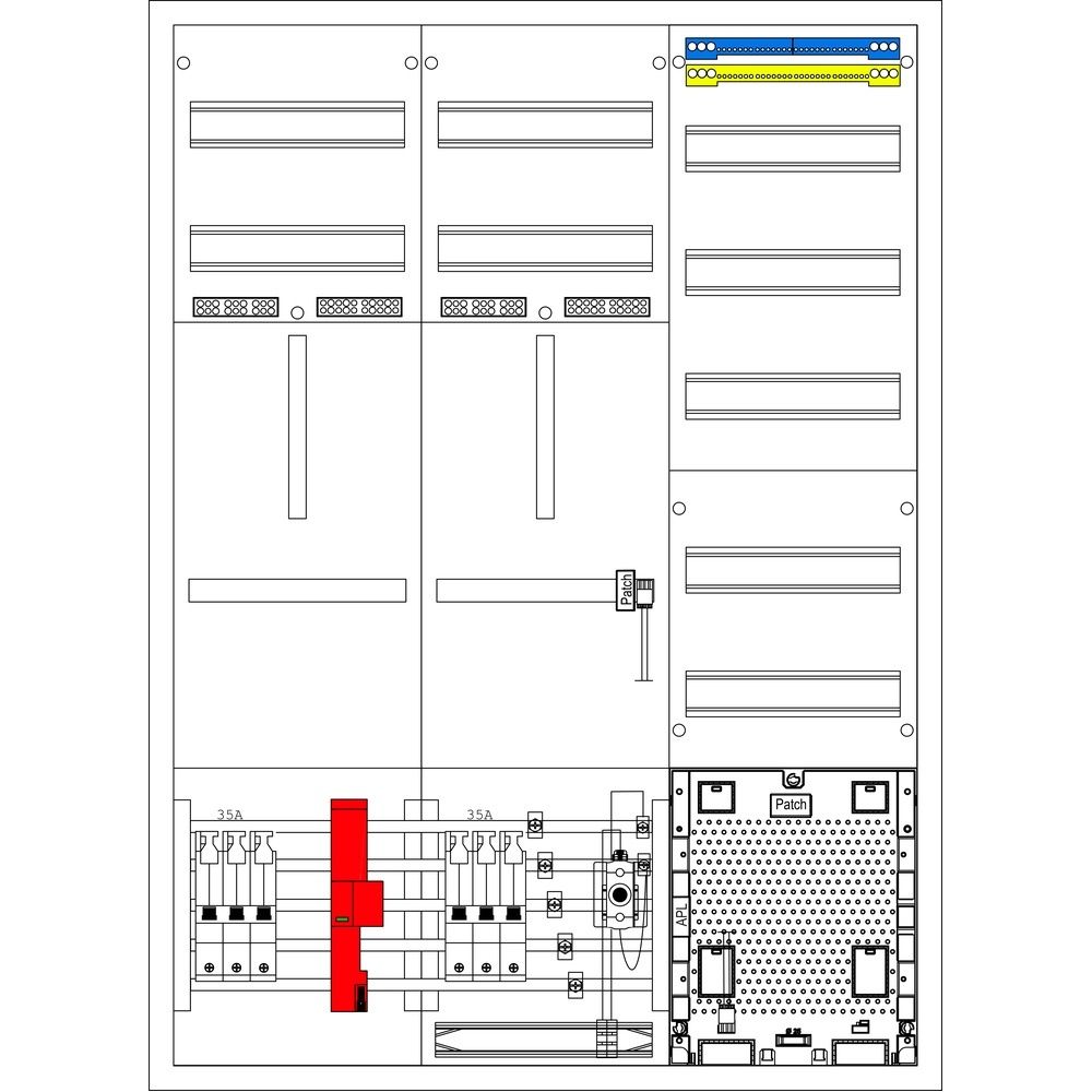 f-tronic Zählerschrank ZE116APZ-0035-TCEHZ Nr. 7120778 