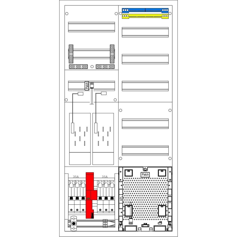 f-tronic Zählerschrank EHZ52APZ-0040-TCEHZ Nr. 7120883 