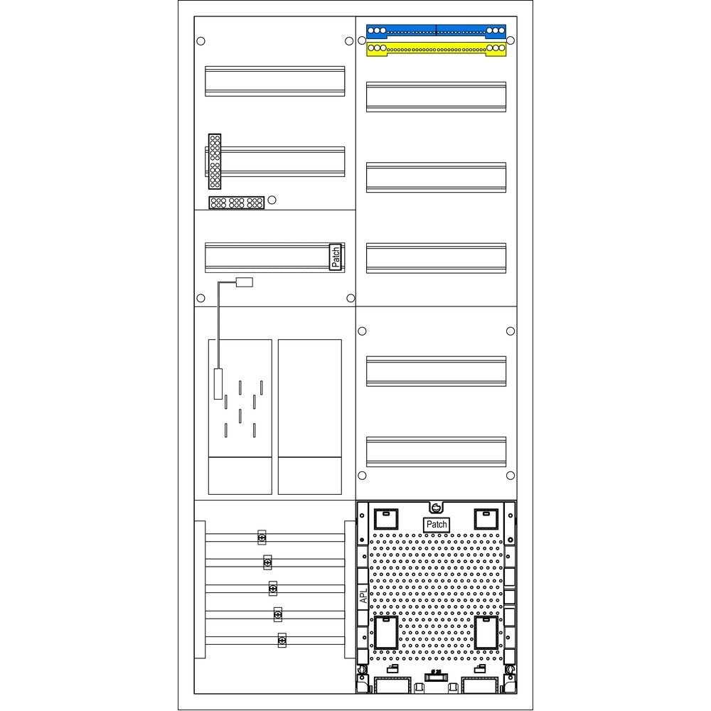 f-tronic Zählerschrank EHZ54APZ Nr. 7120830 