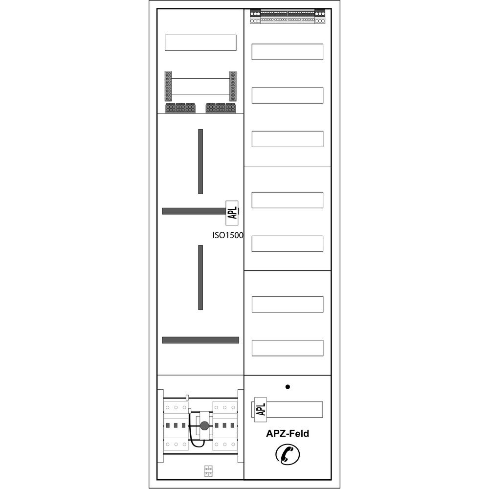 f-tronic Zählerschrank ZE413APZ-0050-TCEHZ Nr. 7120795 