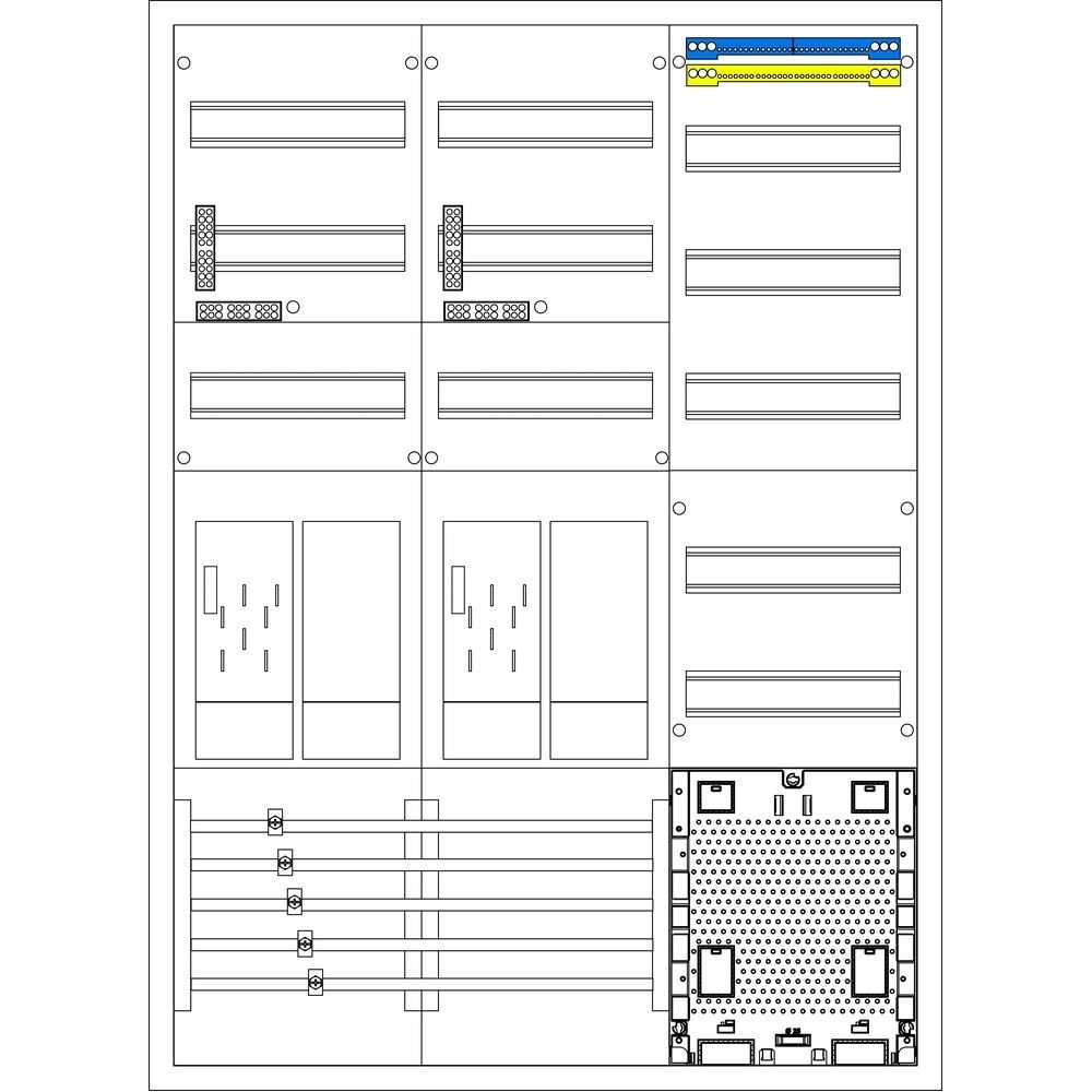 f-tronic Zählerschrank EHZ61APZO Nr. 7120896 