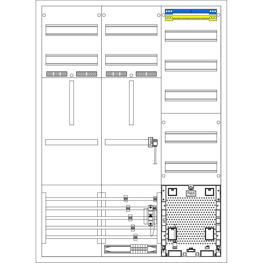 f-tronic Zählerschrank ZE116APZ-TIEHZ Nr. 7121713 