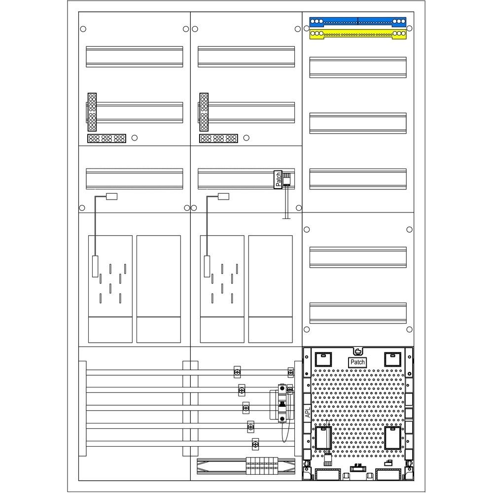 f-tronic Zählerschrank EHZ61APZ-TIEHZ Nr. 7121812 